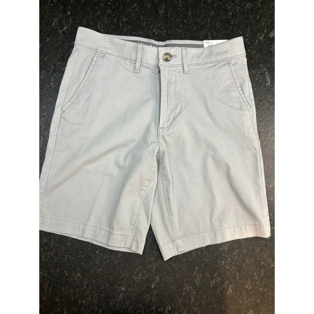 Sonoma Goods For Life Mens Flexwear Flat Front Shorts Alloy Gray 29 MS41X117RS